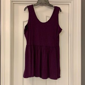 Matilda Jane Purple Ruffle Tank